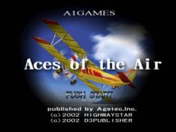 Aces of the Air Title Screen